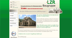 Desktop Screenshot of lzr-baugruppe.de